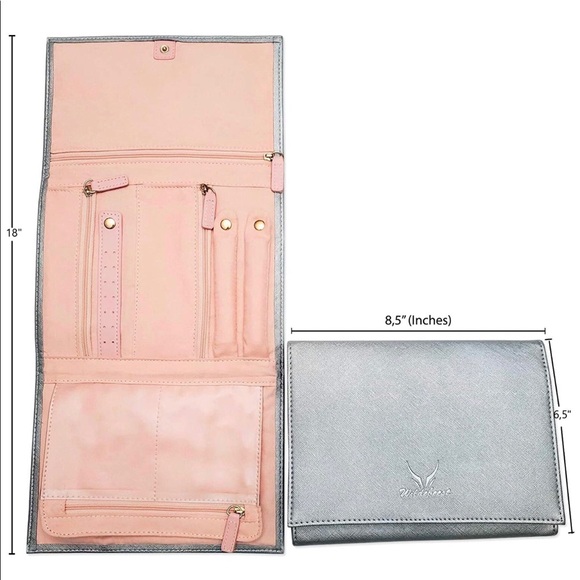 NWT Travel Jewelry organizer roll jewelry bags - Picture 6 of 10